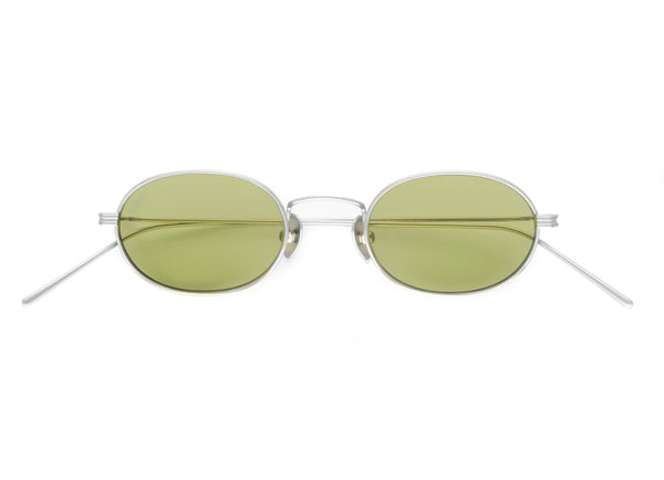 Rio / Matte Silver Titanium & Lt Green Lens - Shade Files